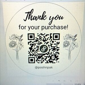 NEW DESIGN💕50 CUSTOM QR CODE STICKERS